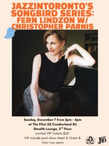 Poster for the songbird series featuring Fern Lindzon